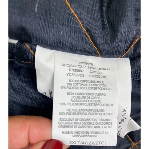 Walls Men's Super Duck Insulated Coat Brown XLT NEW - Picture 4 of 8